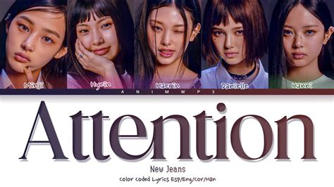 attention lyrics|attention lyrics korean.